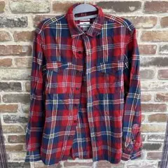 OLD NAVY チェック柄ネルシャツ S メンズ