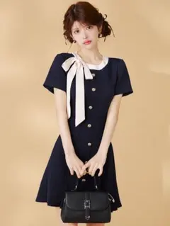 sugar リボンミニワンピ