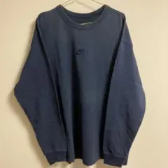 Nike センタースウォッシュ フェードネイビー 長袖カットソー　ロンT