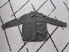 オリーブグリーン ミリタリージャケット F