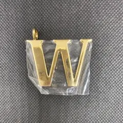 【未使用】サマンサタバサ イニシャル チャーム 「W」 ゴールドのサムネイル