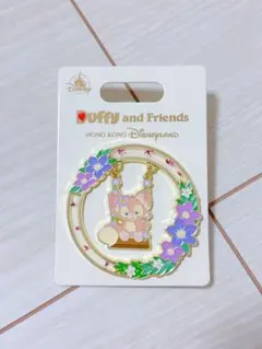 香港ディズニー　リーナベル　ピンバッジ