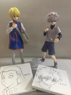 HUNTER×HUNTER一番くじ クラピカ、キルアフィギア