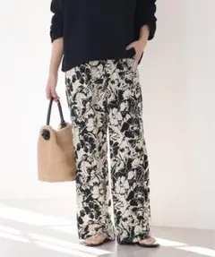 JOURNALSTANDARD relume コントラストフラワープリントパンツ