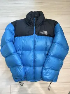 THE NORTH FACE 700 ダウンジャケット ブルー ブラック 95