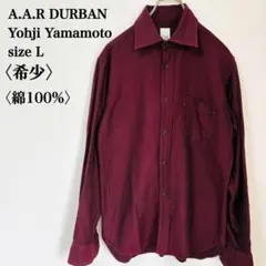 00s A.A.R ヨウジヤマモト×ダーバン コットンシャツ ジャガード織り Lのサムネイル