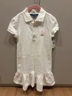 【新品未使用】タグ付き　ラルフローレン　ポロシャツワンピース　140cmのサムネイル