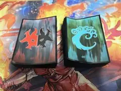 MTGスリーブ　ラクドス教団(80枚)＋シミック連合(75枚)シンボル