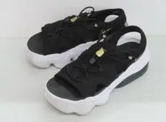 NIKE エアマックス ココ サンダル 24cm ブラック×ホワイト 厚底 人気