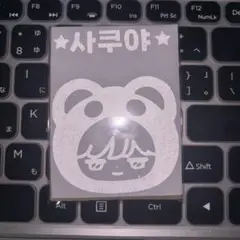 即購入⭕️ nctwish サクヤ　草鈍器　ペンライト反射ステッカー　ハングル