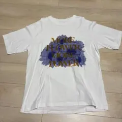 MORE FLOWER MORE POWER プリントTシャツ