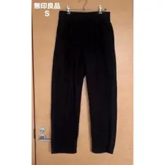 無印良品 コーデュロイイージーパンツ ブラック S