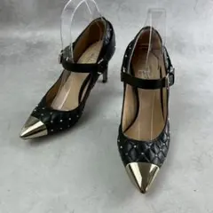 VALENTINO キルティング　パンプス　ハイヒール　37 1/2 24.5のサムネイル
