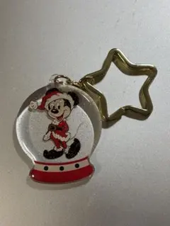 ミッキーマウス キーチェーン ディズニーストア クリスマス