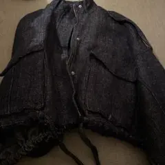 ZARA ヘリンボーンデニムジャケット S-M