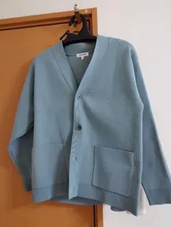 GLOBAL WORK ライトブルー Vネック カーディガン Sサイズ