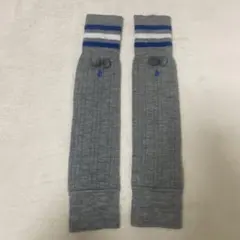 【中古】ジャックバニー ニットレッグウォーマーグレー×ブルーJack Bunny