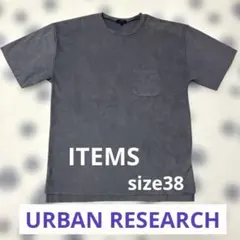 ITEMS URBAN RESEARCH フェイクスエード Tシャツ サイズ38