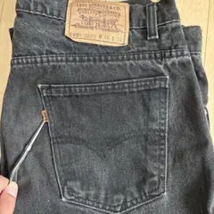 Levi's 505 オレンジタブ ブラックデニム 後染め W38のサムネイル