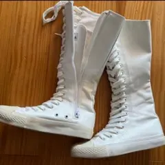 ダンス　Plastica ホワイト ハイカットブーツ　23.5㎝シューズ