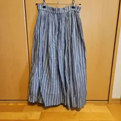 ストライプ柄フレアスカートのサムネイル