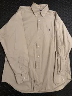 90s ralph lauren BLAIRE シャツ タン 北マリアナ諸島製