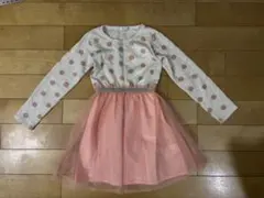 KOE ドット柄長袖ワンピース 130cm