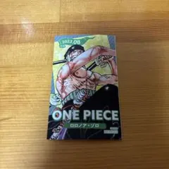 ONEPIECE ジャンプショップ ミニブロマイド ゾロ