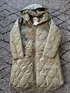 Emma Taylor 美シルエット 3way キルティングフードコート