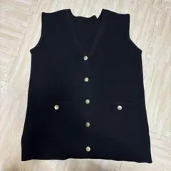 【美品】GRL ゴールドボタンニットベスト