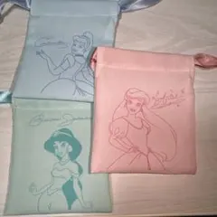 キャンドゥ　ディズニープリンセス　プチ巾着　シンデレラ　シークレット