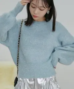 ビス　シャギーニットプルオーバー　vis