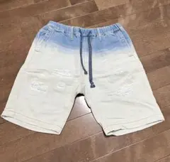 アズールバイマウジー /AZULby moussy スウェットデニムハーフパンツ