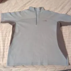 THE NORTH FACE ハーフジップシャツ ライトブルー