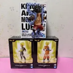 新品未開封　ドラゴンボール＆ワンピース　フィギュア3点セット