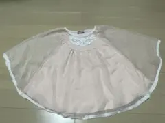 ピンクのレース付きドレス 130サイズ