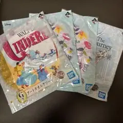 ディズニープリンセス　ハンカチ　一番くじ