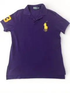 Polo by Ralph Lauren 紫 ポロシャツLサイズ　襟付き　ゴルフ