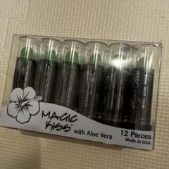 新品　マジックキス 落ちない口紅 12本セット アロエベラ グリーン