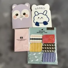 文房具 まとめ売り ミニノート ミニカード メッセージカード