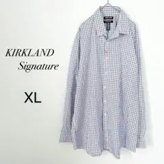【カークランド】ノンアイロン ドレスシャツ 17-34/35 XL相当 レッドのサムネイル