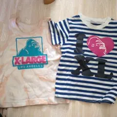 XLARGE ストライプ Tシャツ タイダイタンクトップのサムネイル