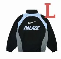L 黒 新品PALACE x Nike Track Jacket Blackのサムネイル