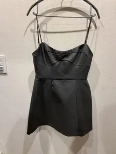 ZARA グレー キャミソールワンピース M