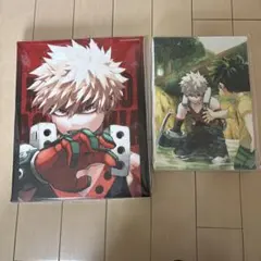 爆豪勝己　緑谷出久　フルカラーアートボード　ヒロアカ