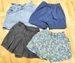 女の子半ズボンハーフパンツ120センチまとめ売り