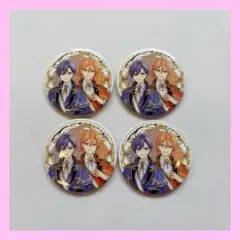 ななもりくん ジェルくん ななジェル 缶バッジ forever 等身 4個