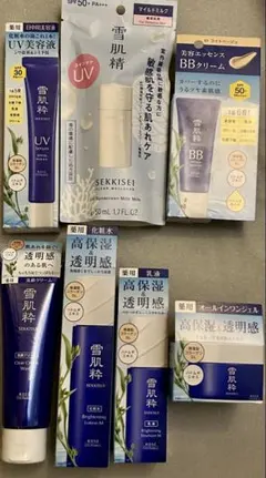 m*a様 雪肌精 雪肌粋 スキンケア 7点セット 新品 未使用のサムネイル