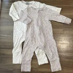 ZARA ファスナーロンパース 3-6m 2枚セットのサムネイル
