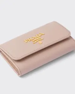 PRADA サフィアーノレザー キーケース ベージュ